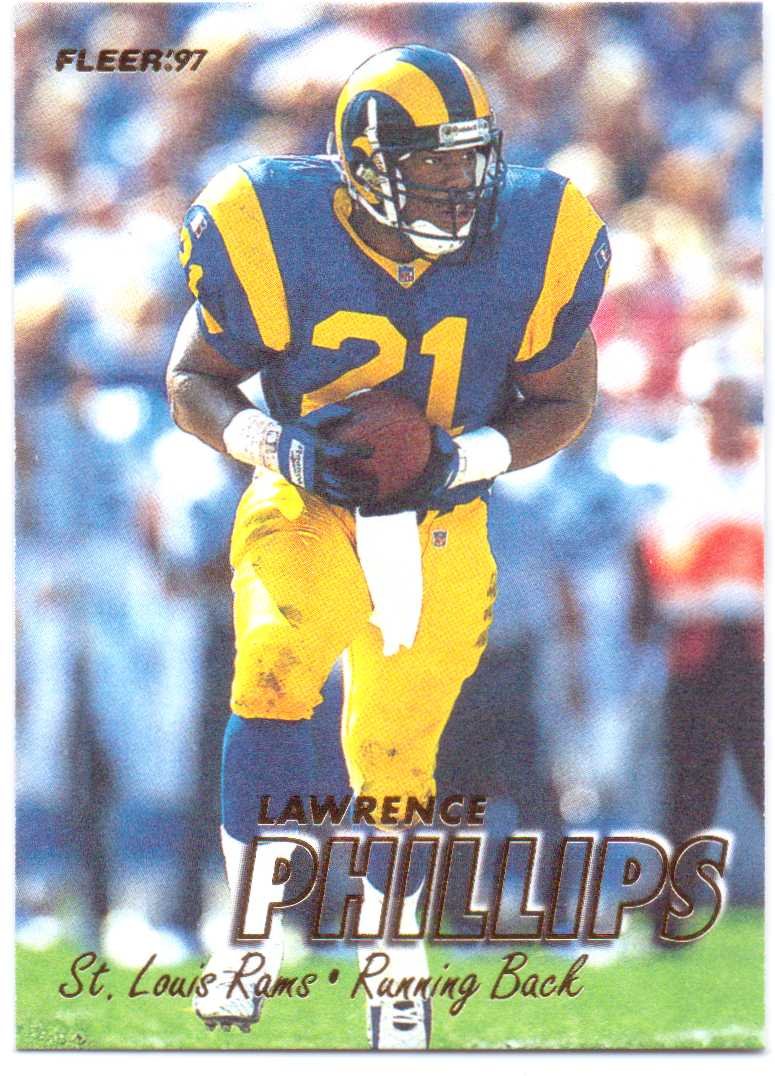Amazon.com: Lawrence Phillips 1997 Fleer #36 - St. Louis Rams
